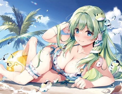 Anime girl maid ecchi - anime,