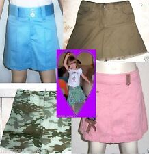 Mädchen Rock kurzer Jeansrock Jeans Stiefelrock Minirock Röckchen Faltenrock