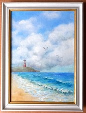 Meer Gemälde neu Küste