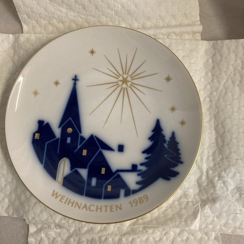Kpm weihnachtsteller 1989 - weihnachtsteller,