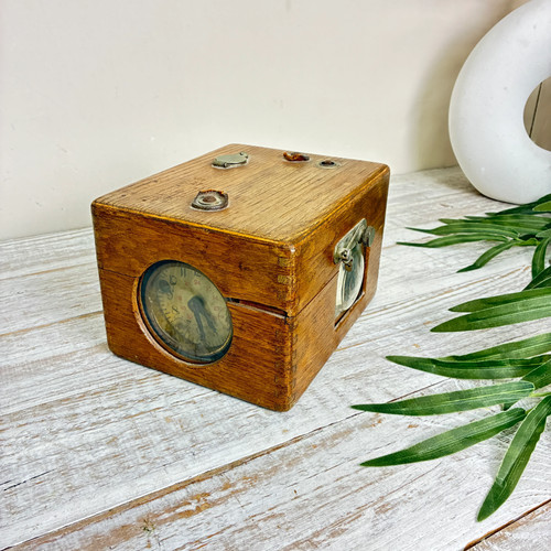Antike taubenuhr holzkasten - antike,