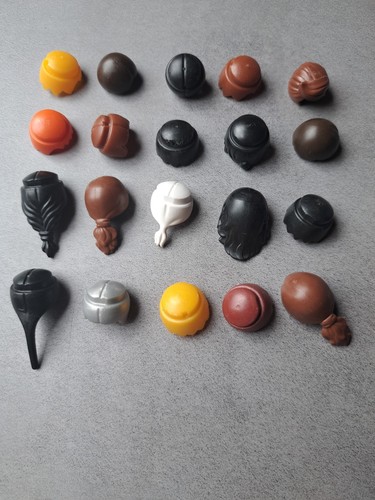 Playmobil zubehör 20x haare - zubehör,