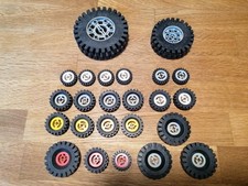Lego Technic Räder Felgen Alt  24x43 20x30 Weiß Grau Gelb