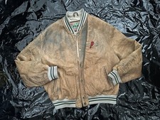 Lederjacke Size L Retro Vintage Used Look Hipster 80s 90s Leather Jacket