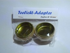 2x Teelichtadapter Ø 14 für