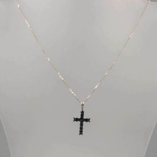 SET Diamant Kreuz Anhänger