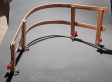 Holz Schlitten Lehne zum Festklemmen