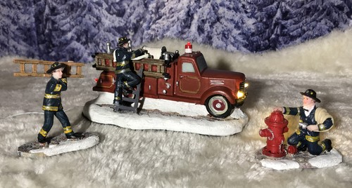 Luville village fire truck - fire,
