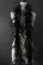 Federboa im Ann Demeulemeester Stil