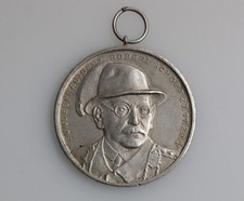 Medaille Oberfränkischer Zimmerstutzen Schützenbund Silber 900