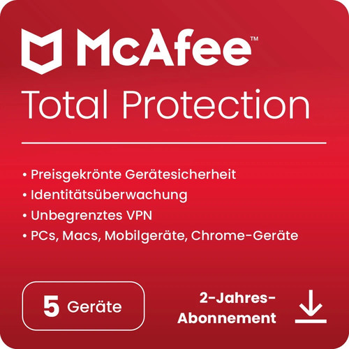 Mcafee total protection inkl - total,