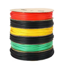 Schrumpfschlauch Meterware 2:1 ohne Kleber rot+schwarz