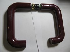 HEWI Zimmertürdrücker 111.23E  Drückerstift 5mm Ohne Schlüßelrosette bordeuxrot