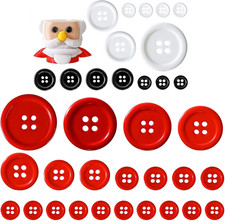 Weihnachts Button Bastelset