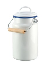 Emaille Milchkanne 2 ltr NEU