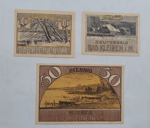Notgeld reutergeld stadt bad - stadt,