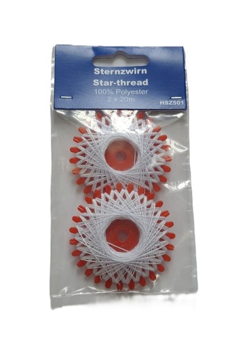 Sternzwirn 20m weiß 100 - x,