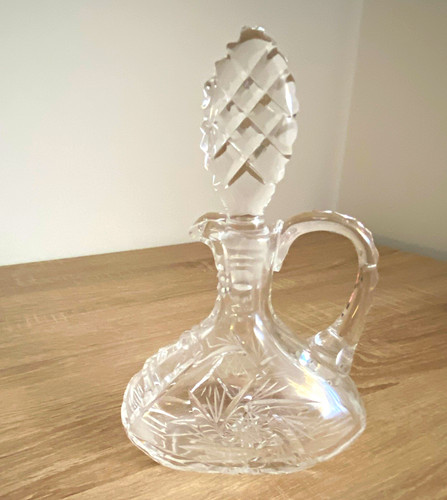 Karaffe glas geschliffen - glas,