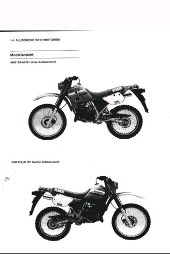 Kawasaki kmx 125 200 - kawasaki,