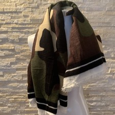 Zara Camouflage Schal Wie Neu