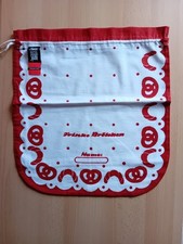 Vintage DDR Brot Brötchen Beutel mit Zuband Orginal AUER WERKSTUBE Baumwolle 