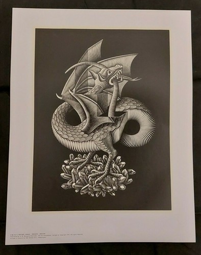 Escher drache ca - "drache", 34cm