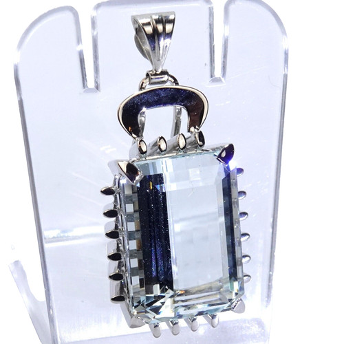 Anhänger gold aquamarin 22ct - anhänger,