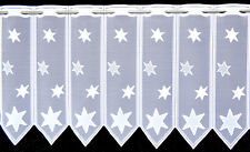 Sterne Scheibengardine Küchengardine 5 Breiten Weihnachtsgardine Bistrogardine