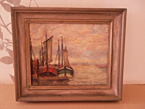 Altes ölbild wandbild - altes,