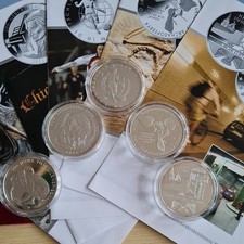 5 x 10 Euro Gedenkmünzen Deutschland 2011 in Kapsel + Flyer
