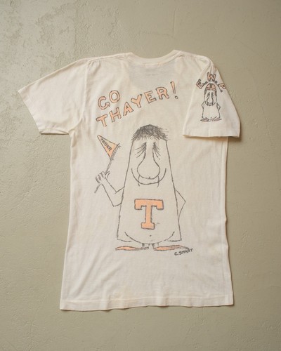 1950s 60s handpainted unworn - handpainted,