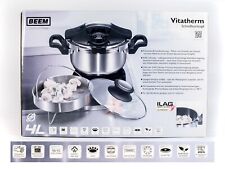 BEEM Vitatherm Schnellkochtopf Set 4L – Edelstahl, Antihaft für alle Herdarten