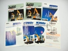Hanix S&B 20 30 N 080 150 260 350 450 -2 Kompaktbagger Minibagger 7x Prospekt