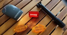 Ersatzteile Fahrradlampe Lampe Rücklicht Rücklichtlampe Reflektoren Luftpumpe