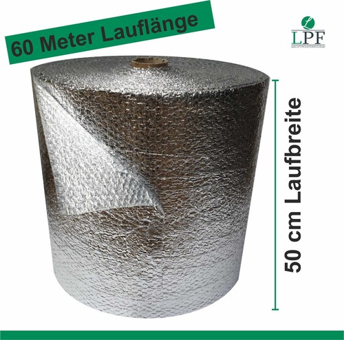 Luftpolsterfolie alu aluminium - alu,