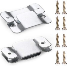 Metall ineinandergreifende Verbinder Clips Ecksofa Bett Klammern Schrauben Diwan Sockel.