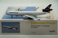Herpa Wings 1:500 Lufthansa Cargo Boeing MD-11 Freighter D-ALCD (503570)