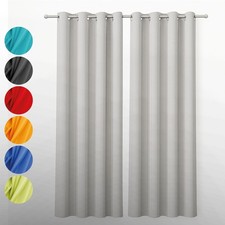 Dekoschal Ösen-Gardine 2er