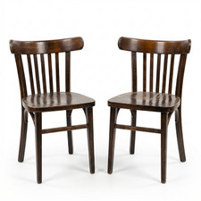 2x Vintage Holzstuhl