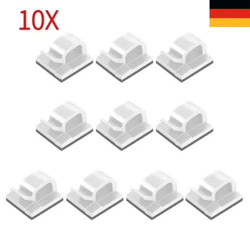100x kabelclip selbstklebend - 100x,
