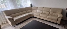 Wohnlandschaft Ecksofa Echtleder