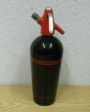 60er 70er Syphon  Sodaspender Selter schwarz 60s 70s  Vintage