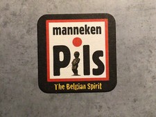 Bierdeckel Coaster Beermat Manneken Pils 