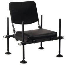 Behr Feeder-Sitz Deluxe mit Rückenlehne Angelkoffer Angelsitz Sitzkiepe