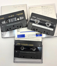 ##  2x TDK SA-X60 + 1x SA-60 HIGH POSITION - IEC II / Type 2 - Cassette Kassette