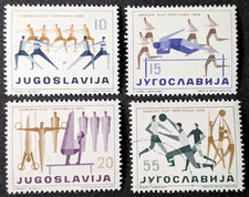 Sportvereinigungsspiele "Partizan" Jugoslawien '59 Briefmarke Stamp Timbre Sello