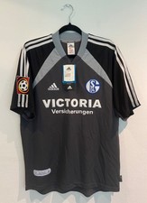 FC Schalke 04 Asamoah Retro Auswärts Trikot Adidas 2001/02 Gr.M/50 Selten!