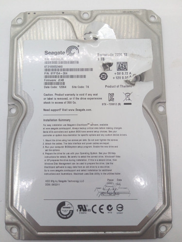 Seagate st31000524as hdd sata - ,
