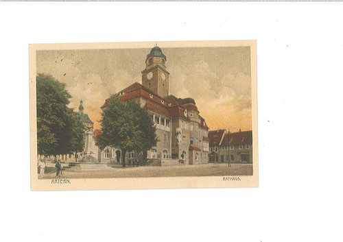 Uralte artern rathaus 32 - ak,