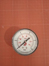 Strumentazione HDG.ODC10622M Manometer 0-10 bar 63mm G1/4" Hinterer Anschluss